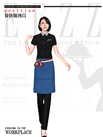 特色餐廳服務員制服設計圖607