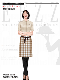 特色餐廳服務員制服設計圖609