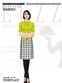 特色餐廳服務員制服設計圖611