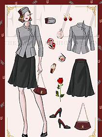 新款OL空姐制服系列設計圖2141