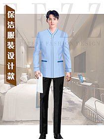 酒店客房清潔服務員制服設計圖345