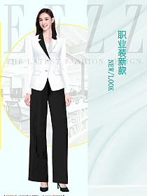 白色女職業OL裝原創定制設計款2161