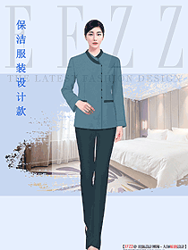 原創酒店制服清潔員服裝設計圖351