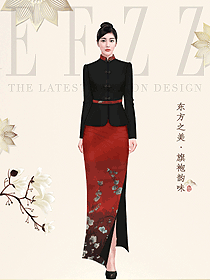 東方之美旗袍韻味服裝設計圖1000