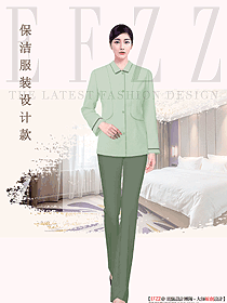 商場女清潔員制服定制設(shè)計圖372