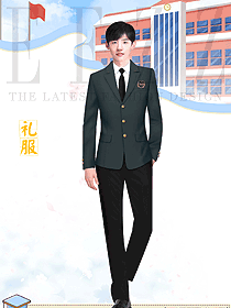 校園高中男生校服原畫設計作品