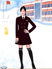 初高中女學生校園服裝搭配時尚款