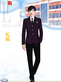 初高中學生西服版校服原創定制設計
