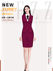 職場紅色女裝馬甲_優雅知性品位十足