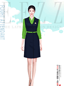 航空空乘服務員制服訂制款圖片