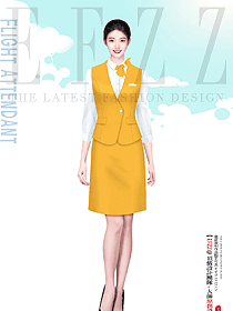航空公司企業(yè)內(nèi)部員工制服定制設計圖