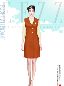 航空公司員工制服設計圖