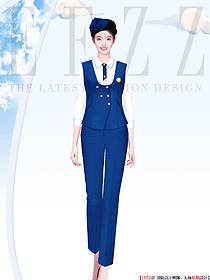 航空公司空姐服裝原創定制設計圖