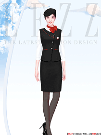 機場候機樓辦公人員職業裝定制案例