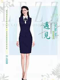 輕薄舒適女職業裝馬夾定制原創圖片