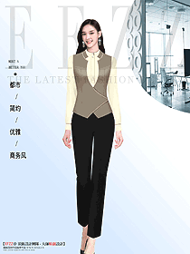 時尚前衛(wèi)職場辦公女郎職業(yè)裝馬夾服裝