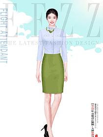 機場工作人員夏裝制服設計圖