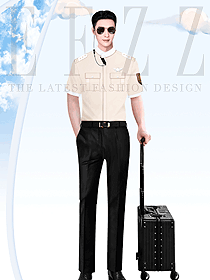 國(guó)內(nèi)航空公司乘務(wù)組人員制服設(shè)計(jì)圖