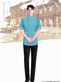 旅游度假區星級酒店行李生員工制服定制設計圖