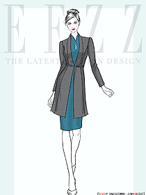 高端西餐廳專業服務生制服驚艷設計作品圖