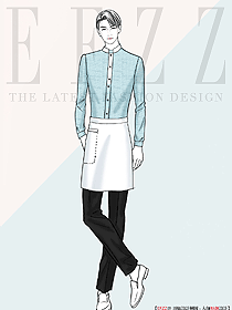 餐飲酒店西餐服務(wù)生制服設(shè)計(jì)方案大圖