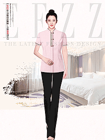 新中式商務酒店客房員工工作制服訂制原創設計圖