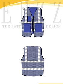 環(huán)衛(wèi)清潔工背心馬甲交通反光條馬夾施工工裝設(shè)計圖
