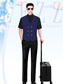 機(jī)長(zhǎng)制服男女襯衫馬夾空少飛行員職業(yè)裝設(shè)計(jì)圖