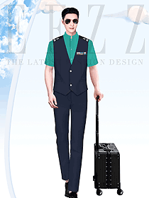 航空地勤人員形象制服航空機師空乘服襯衣馬夾