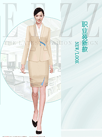 正裝套裝女寶藍色氣質西裝秋季面試商務工裝職業裝