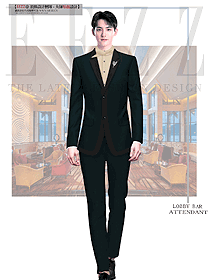 高級(jí)感職業(yè)套裝高端西裝套裝酒店大堂總臺(tái)工裝商務(wù)正裝