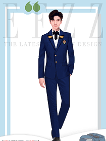 英倫學院風班服秋季初中高中學生襯衫領帶制服設計運動會校服三件套