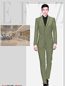 高檔毛料職業(yè)裝銀行酒店經(jīng)理西裝外套工作服