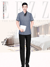 星級酒店客房服務生定制制服設計圖
