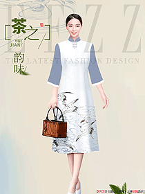 spa養生會所美女咨客服裝服飾設計圖