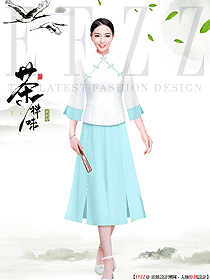 大學生原創時裝設計秀展現國潮風服飾作品