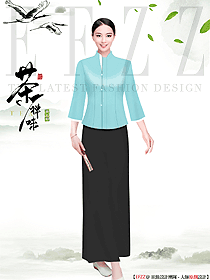 休閑會所迎賓服裝定制設計案例