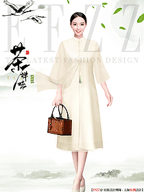 水療會所茶道師服裝定制設計圖片