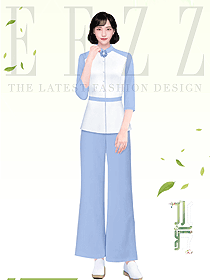 spa養(yǎng)生休閑會(huì)所員工制服設(shè)計(jì)大圖