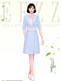 會所服務生連衣裙制服定制款式圖