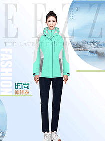 國產原創設計沖鋒衣男女三合一冬季外套羽絨服加絨加厚防風防水戶外登山服