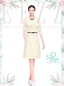 新款養生休閑會所水療足浴工裝沐足工衣