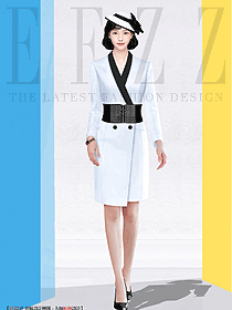 小香風(fēng)短外套女春秋新款百搭小西裝職業(yè)裝定制設(shè)計(jì)款