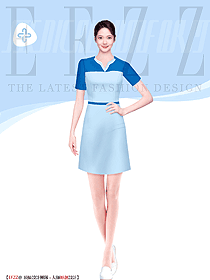 短袖套裝女夏薄款醫(yī)美母嬰月子中心護(hù)士制服定制設(shè)計(jì)