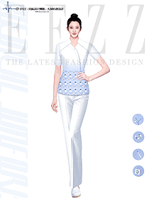 口腔牙科美容院工作服導診服長短袖護士服