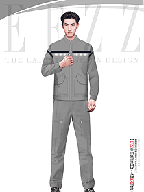 勞保工作褲耐臟防塵工地工作服設(shè)計圖