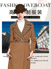 時(shí)尚秋冬大衣毛呢外套設(shè)計(jì)圖