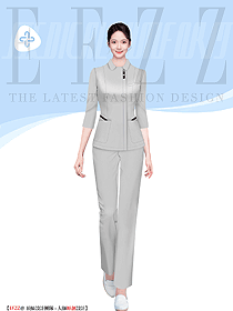 男女刷手服彈力面料護士服工作服定制可印logo款