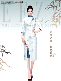 水墨旗袍|東方雅韻之美