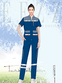 棉質防燙工作服套裝女夏季款勞動焊工服